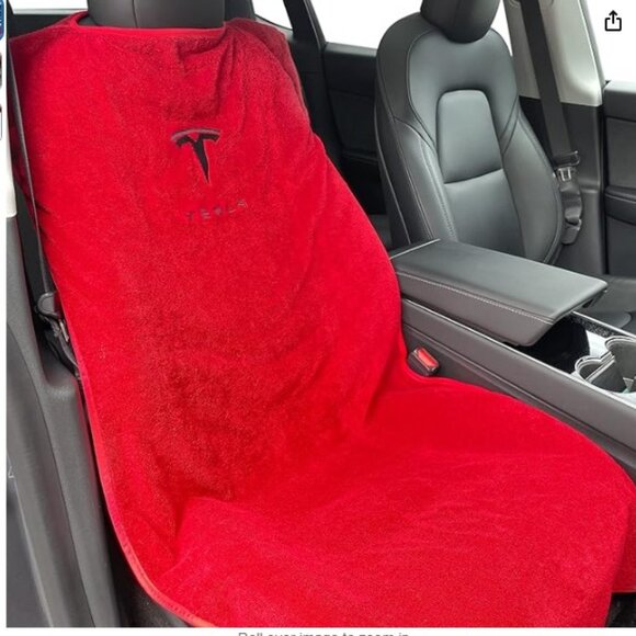 Piora Upgraded Compatible Tesla Model 3/Y/X/S Towel Waterproof Seat Protector - Picture 2 of 8